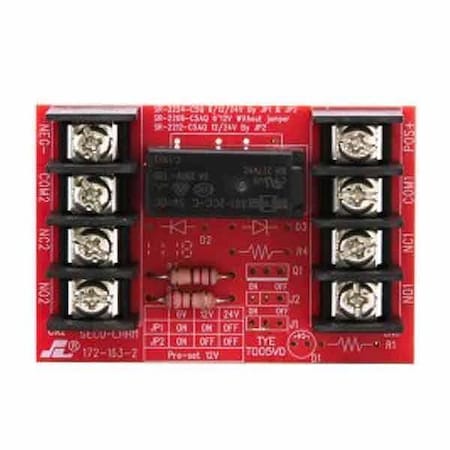 Seco-Larm Seco-Larm:Heavy-duty relay board. 12/24 VDC, one relay, 5A at 250VAC, DPDT. SLM-SR-2212-C5AQ
